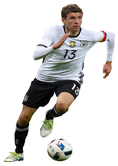 Thomas Müller mit Nationalmannschaft